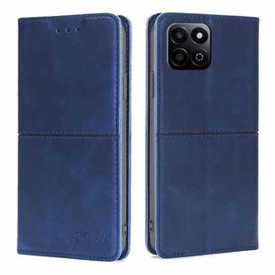 For Honor Play 60 Plus Cow Texture Magnetic Leather Phone Case(Blue)