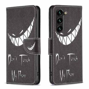 For Samsung Galaxy S24+ 5G Colored Drawing Pattern Leather Phone Case(Smirk)