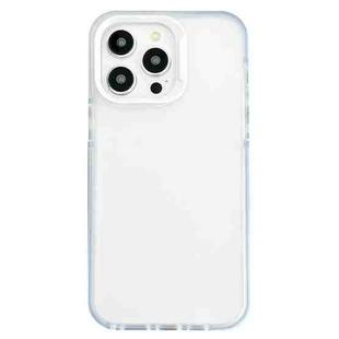 For iPhone 14 Pro Max 2 in 1 Frosted TPU Phone Case(Transparent)
