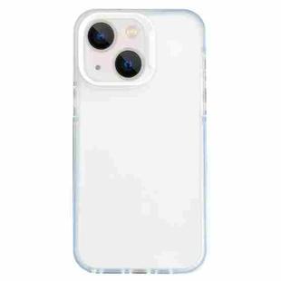 For iPhone 14 Plus 2 in 1 Frosted TPU Phone Case(Transparent)