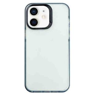 For iPhone 11 2 in 1 Frosted TPU Phone Case(Transparent Black)