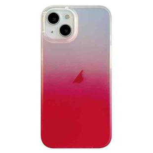 For iPhone 13 Double Sided IMD Laser Gradient PC Phone Case(Pink)