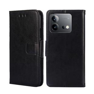For vivo iQOO Neo 8 / 8 Pro 5G Crystal Texture Leather Phone Case(Black)