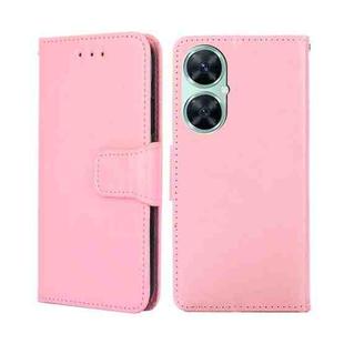 For Huawei Enjoy 60 Pro / nova 11i Crystal Texture Leather Phone Case(Pink)