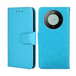 For Huawei Mate 60 Crystal Texture Leather Phone Case(Sky Blue)