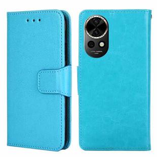 For Huawei nova 12 5G Crystal Texture Leather Phone Case(Sky Blue)