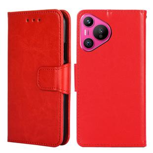 For Huawei Pura 70 5G Crystal Texture Leather Phone Case(Red)
