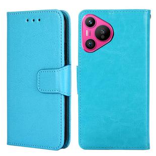 For Huawei Pura 70 5G Crystal Texture Leather Phone Case(Sky Blue)
