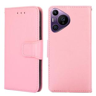 For Huawei Pura 70 Pro / 70 Pro+ 5G Crystal Texture Leather Phone Case(Pink)