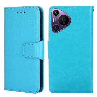 For Huawei Pura 70 Pro / 70 Pro+ 5G Crystal Texture Leather Phone Case(Sky Blue)