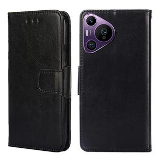 For Huawei Pura 70 Pro / 70 Pro+ 5G Crystal Texture Leather Phone Case(Black)