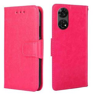 For ZTE Anshin Family Crystal Texture Leather Phone Case(Pink)