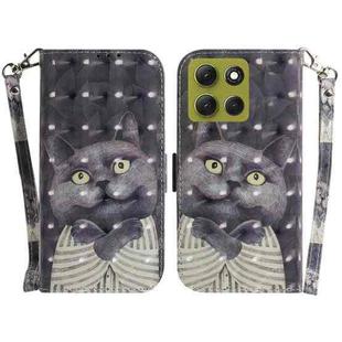 For Motorola Moto G86 5G 3D Colored Flip Leather Phone Case(Hug Cat)