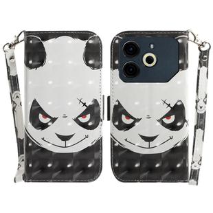 For Tecno Pova 6 Neo 3D Colored Horizontal Flip Leather Phone Case(Angry Bear)