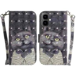 For Tecno Pop 10 / Spark Go 2 4G 3D Colored Horizontal Flip Leather Phone Case(Hug Cat)