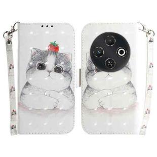 For Tecno Pop 9 5G / Spark 30C 5G 3D Colored Horizontal Flip Leather Phone Case(Cute Cat)