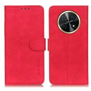 For Huawei Nova Y91 4G / Enjoy 60X KHAZNEH Retro Texture Horizontal Flip Leather Phone Case(Red)