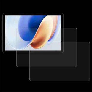 For Doogee T30E 10.1 2pcs 9H 0.3mm Explosion-proof Tempered Glass Film