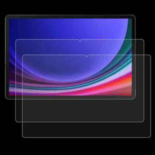 For Samsung Galaxy Tab S10+ 12.4 2pcs 9H 0.3mm Explosion-proof Tempered Glass Film
