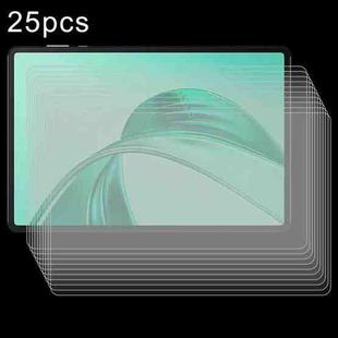 For Honor Pad X8a 25pcs 9H 0.3mm Explosion-proof Tempered Glass Film