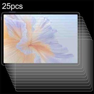 For Honor Pad V9 25pcs 9H 0.3mm Explosion-proof Tempered Glass Film