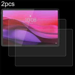 For Lenovo Yoga Tab Plus 12.7 2pcs 9H 0.3mm Explosion-proof Tempered Glass Film
