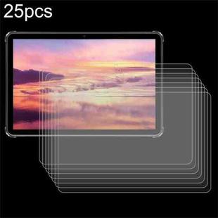 For Oukitel RT9 10.1 25pcs 9H 0.3mm Explosion-proof Tempered Glass Film