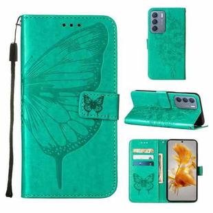 For Infinix Zero 5G 2023 / T781 Embossed Butterfly Leather Phone Case(Green)