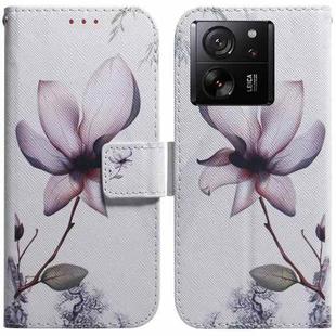 For Xiaomi 13T / 13T Pro / Redmi K60 Ultra Coloured Drawing Flip Leather Phone Case(Magnolia)