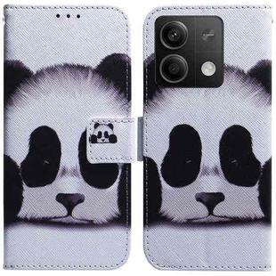 For Xiaomi Redmi Note 13 5G Coloured Drawing Flip Leather Phone Case(Panda)