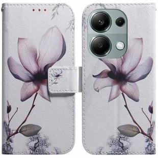 For Xiaomi Redmi Note 13 Pro 4G Coloured Drawing Flip Leather Phone Case(Magnolia)