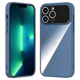 For iPhone 13 Pro Max Large Window Acrylic + TPU Phone Case(Sapphire)