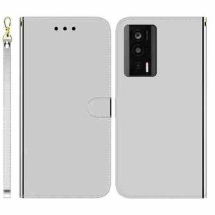 For Xiaomi Poco F5 Pro / Redmi K60 Imitated Mirror Surface Leather Phone Case(Silver)