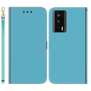 For Xiaomi Poco F5 Pro / Redmi K60 Imitated Mirror Surface Leather Phone Case(Blue)