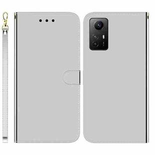 For Xiaomi Redmi Note 12S Imitated Mirror Surface Leather Phone Case(Silver)
