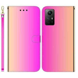 For Xiaomi Redmi Note 12S Imitated Mirror Surface Leather Phone Case(Gradient Color)