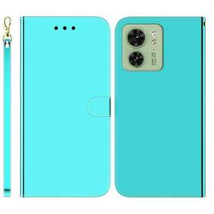 For Motorola Edge 40 Imitated Mirror Surface Leather Phone Case(Mint Green)