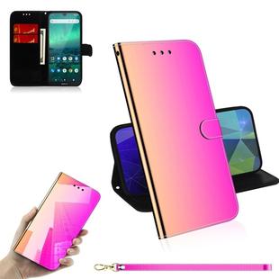 For Nokia 1.3 Lmitated Mirror Surface Horizontal Flip Leather Case with Holder & Card Slots & Wallet & Lanyard(Gradient Color)