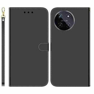 For Realme 11 4G Global Imitated Mirror Surface Leather Phone Case(Black)