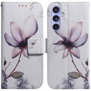 For Samsung Galaxy S23 FE 5G Coloured Drawing Flip Leather Phone Case(Magnolia)