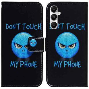 For Samsung Galaxy A05s Coloured Drawing Flip Leather Phone Case(Anger)