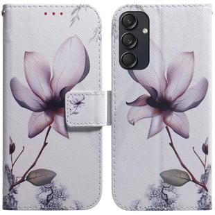 For Samsung Galaxy M55 Coloured Drawing Flip Leather Phone Case(Magnolia)