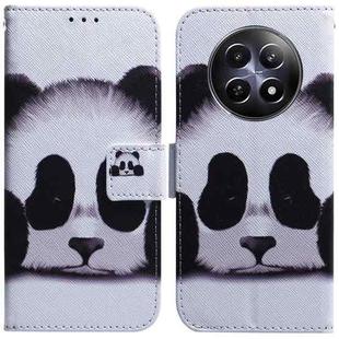 For Realme 12 5G Coloured Drawing Flip Leather Phone Case(Panda)