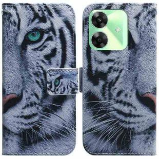 For Realme C61 / C63 / Note 60 Coloured Drawing Flip Leather Phone Case(Tiger)
