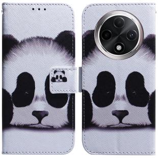 For OPPO A3 Pro 5G Coloured Drawing Flip Leather Phone Case(Panda)