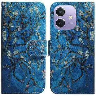 For OPPO A5x 5G / A3 4G / 5G / A3x 4G / 5G Coloured Drawing Flip Leather Phone Case(Apricot)