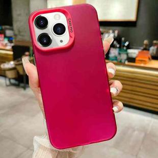 For iPhone 11 Pro Max IMD Colorful Gradient Acrylic Phone Case(Red)