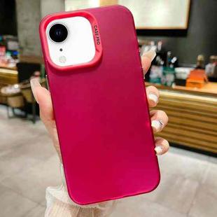For iPhone XR IMD Colorful Gradient Acrylic Phone Case(Red)
