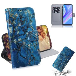 For Huawei P Smart S / Enjoy 10S / Y8P Colored Drawing Horizontal Flip Leather Case with Holder & Card Slot & Wallet(Apricot)