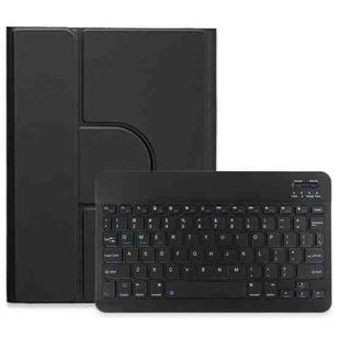 For iPad 10.2 2021 / Air 2019 Square Button 360 Degree Rotatable Bluetooth Keyboard Leather Case(Black)